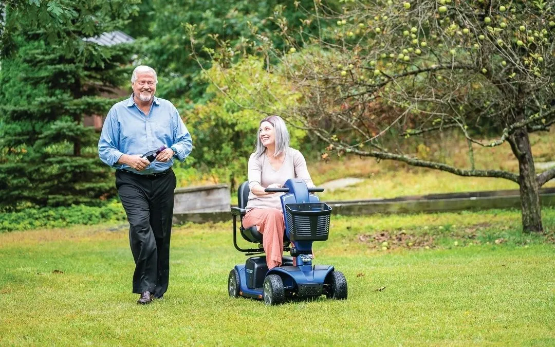 Mobility scooter on the Central Coast — Essential Mobility, Morro Bay area